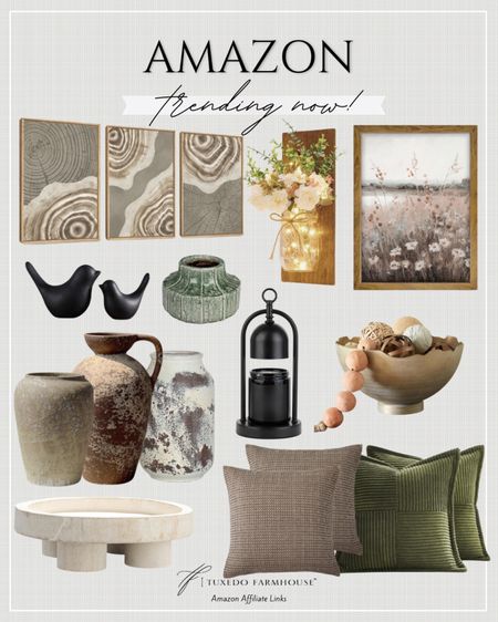 Amazon Trending Now!

The hottest in home decor from Amazon!  Get one or two day shipping with your prime membership!

Seasonal, summer, home decor, pillows, candles, vase, tray, wall art

#LTKFindsUnder50 #LTKSeasonal #LTKHome