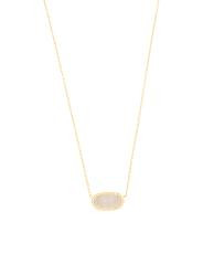 Gold Elisa Slate Cats Eye Necklace | TJ Maxx