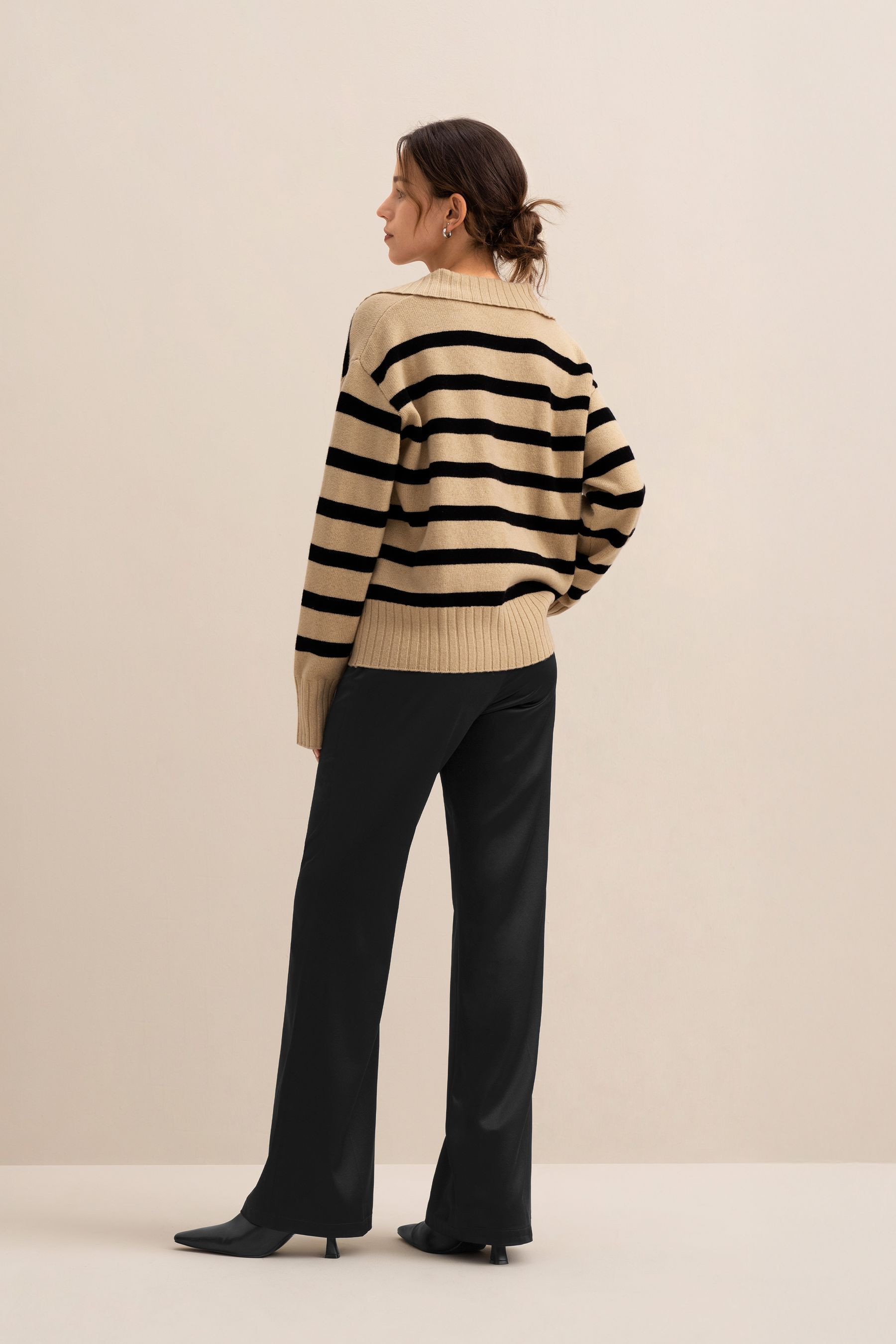 Gilly Stripe Sweater | LILYSILK