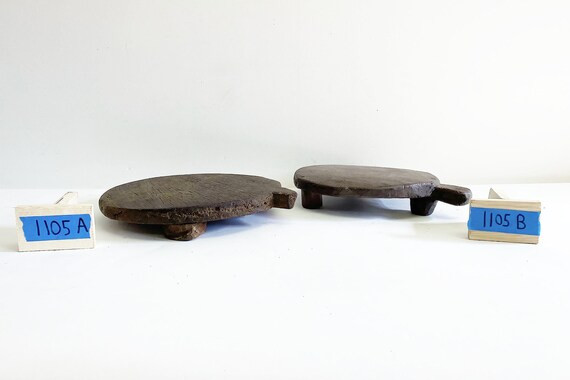 Vintage Chapati Board, Rustic Wood Riser, Farmhouse Charcuterie Boards | Etsy (US)