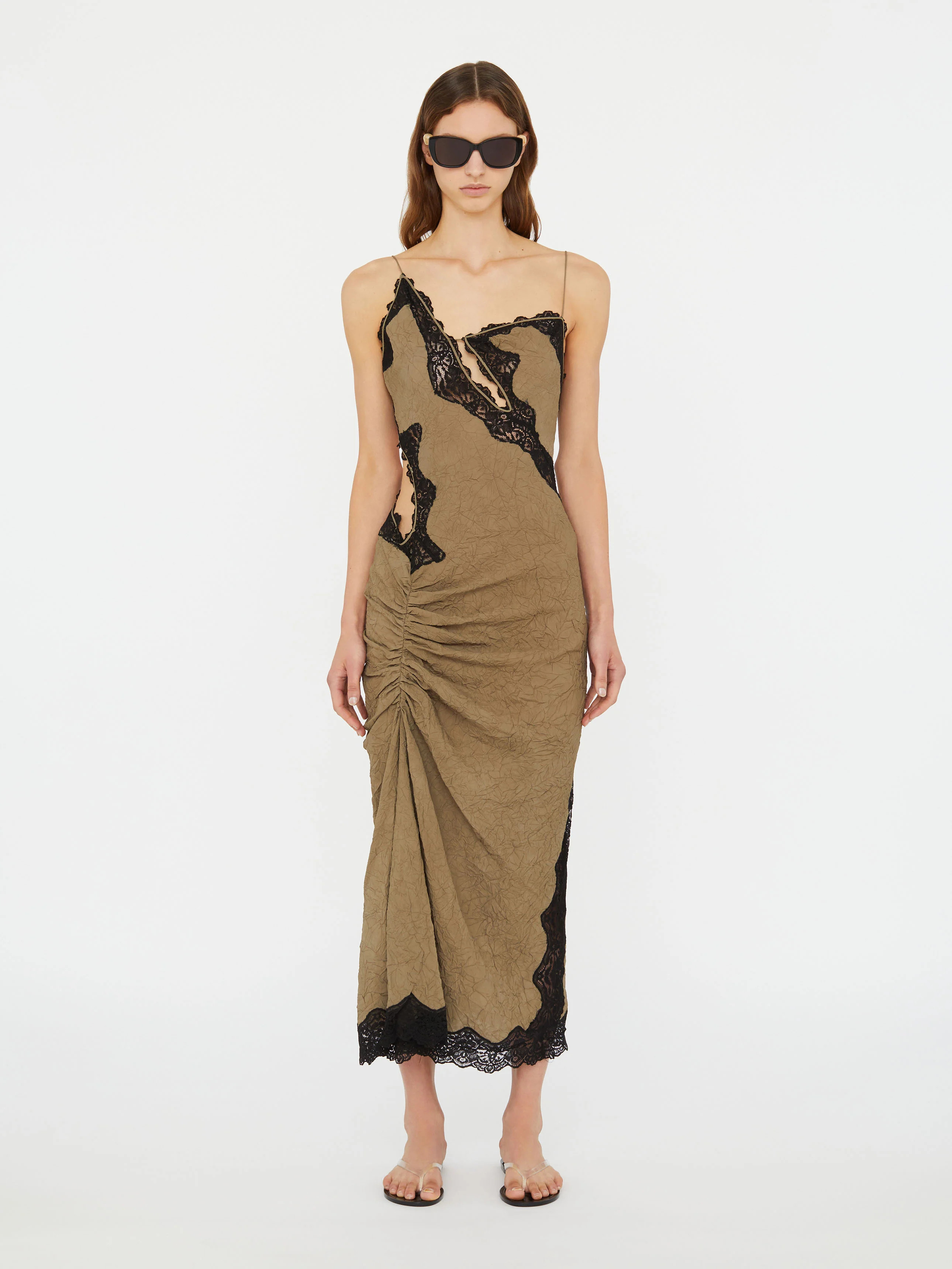 Christopher Esber | Crimped Lace Cami Dress | Christopher Esber (Global)