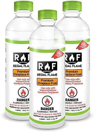 Regal Flame Ultra Pure Ventless Bio Ethanol Fireplace Fuel - 3 Quarts | Amazon (US)