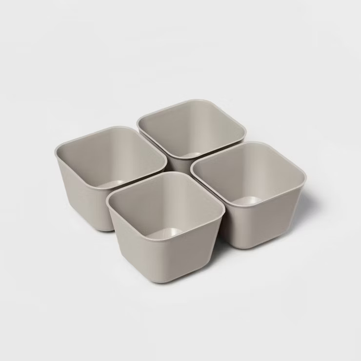 4pk Small Storage Trays - Brightroom™ | Target