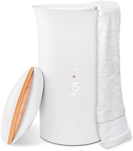 LiveFine Towel Warmer | Large Bucket Style Luxury Heater with LED Display, Adjustable Timer, Auto Sh | Amazon (US)