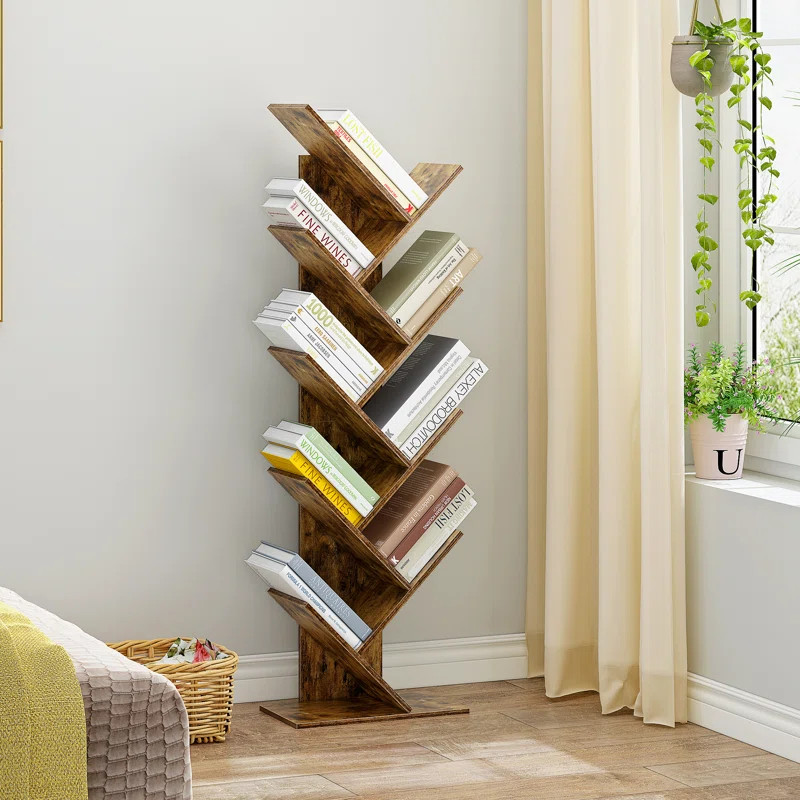 Lacie-Mae 50'' H x 16'' W Geometric Bookcase | Wayfair North America