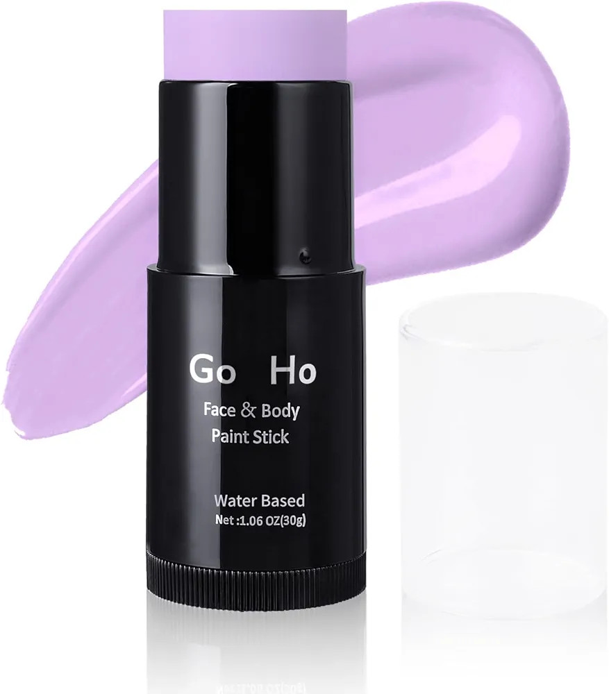 Go Ho Pastel Purple Face Body Paint Stick,Water Based Washable Lavender Face Paint Stick,Non-toxi... | Amazon (US)