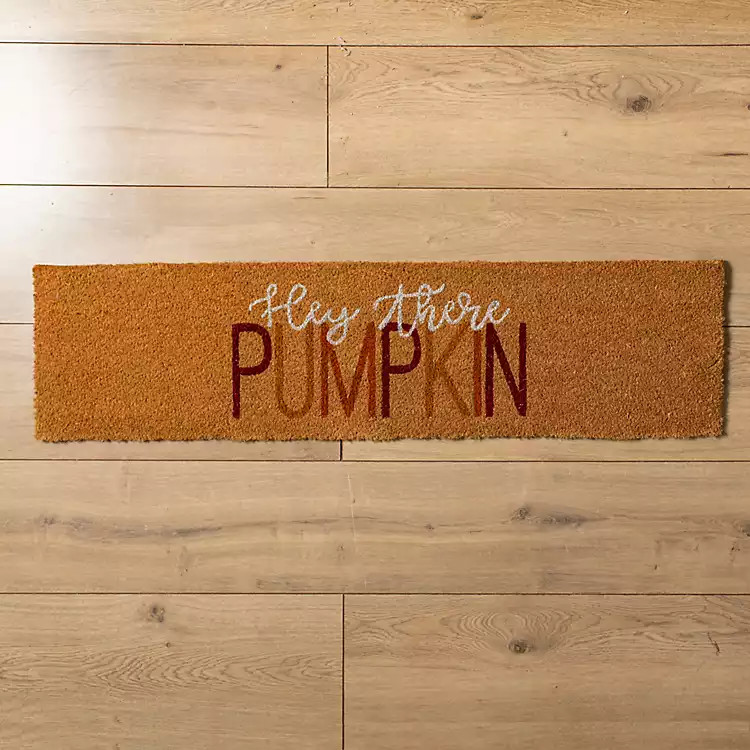 New! Hey There Pumpkin Slim Coir Doormat | Kirkland's Home