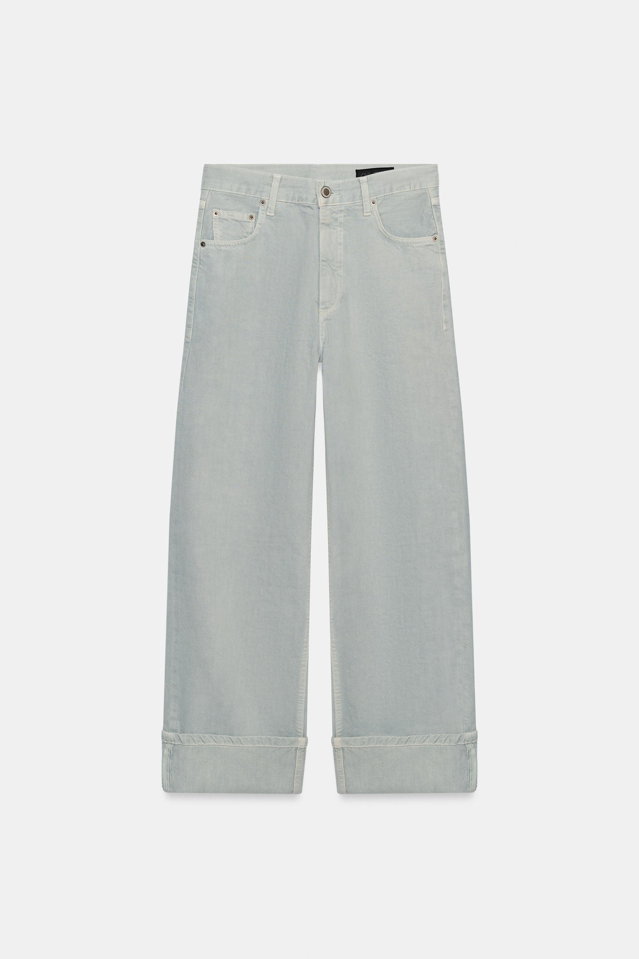 ZW COLLECTION MID-WAIST BAGGY JEANS | Zara UK