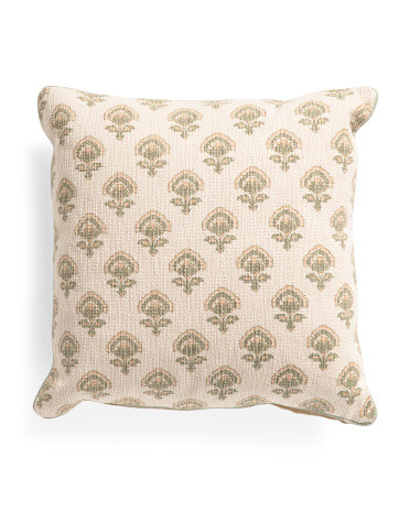 20x20 Block Print Pillow | TJ Maxx