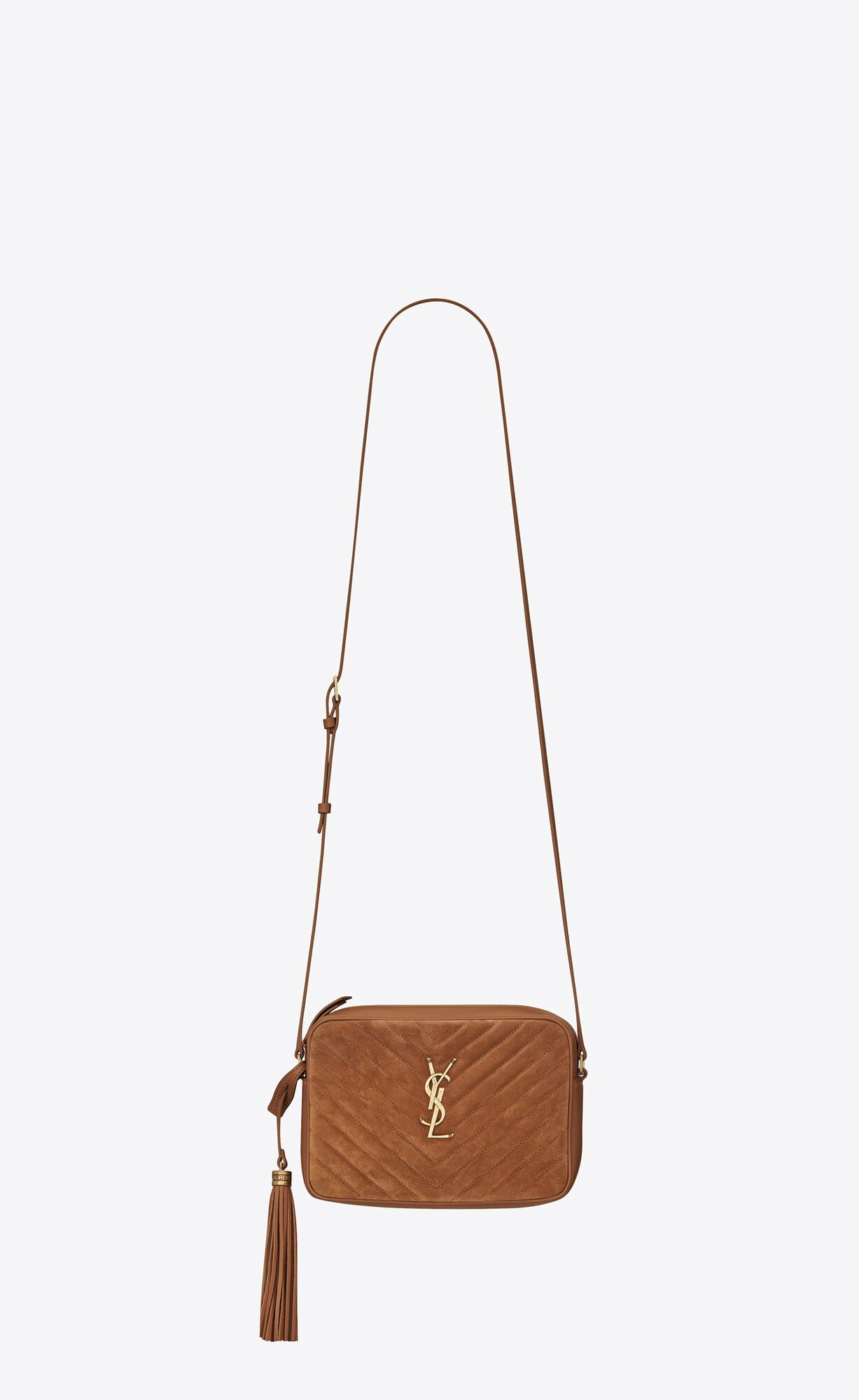 lou camera bag in quilted suede and smooth leather | Saint Laurent Inc. (Global)