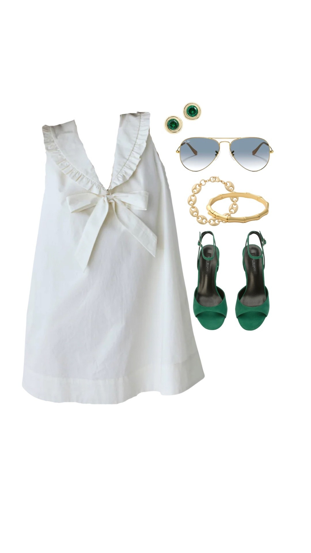 Graduation outfit idea! I would wear heels to match school colors!