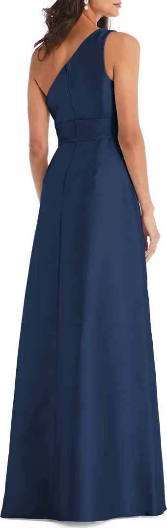 One-Shoulder A-Line Gown | Nordstrom