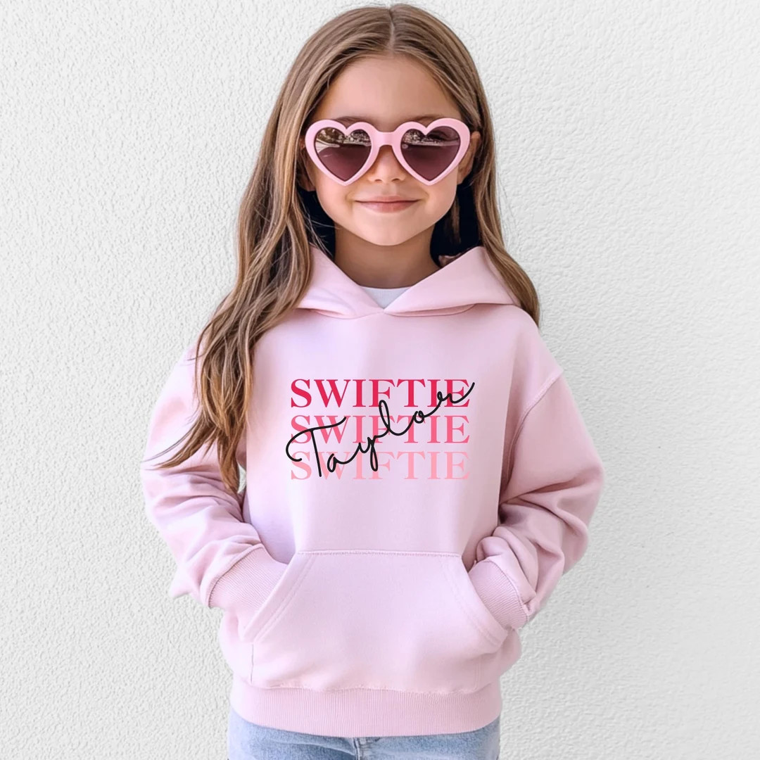 Youth Taylor Swift Hoodie Swiftie Hoodie Kids Love Youth Hoodie Christmas Gift AGE SIZE CHART If ... | Etsy (US)