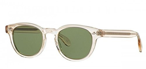 Oliver Peoples New OV 5036 S Sheldrake Sun 158052 BUFF Buff/Green Sunglasses | Amazon (US)