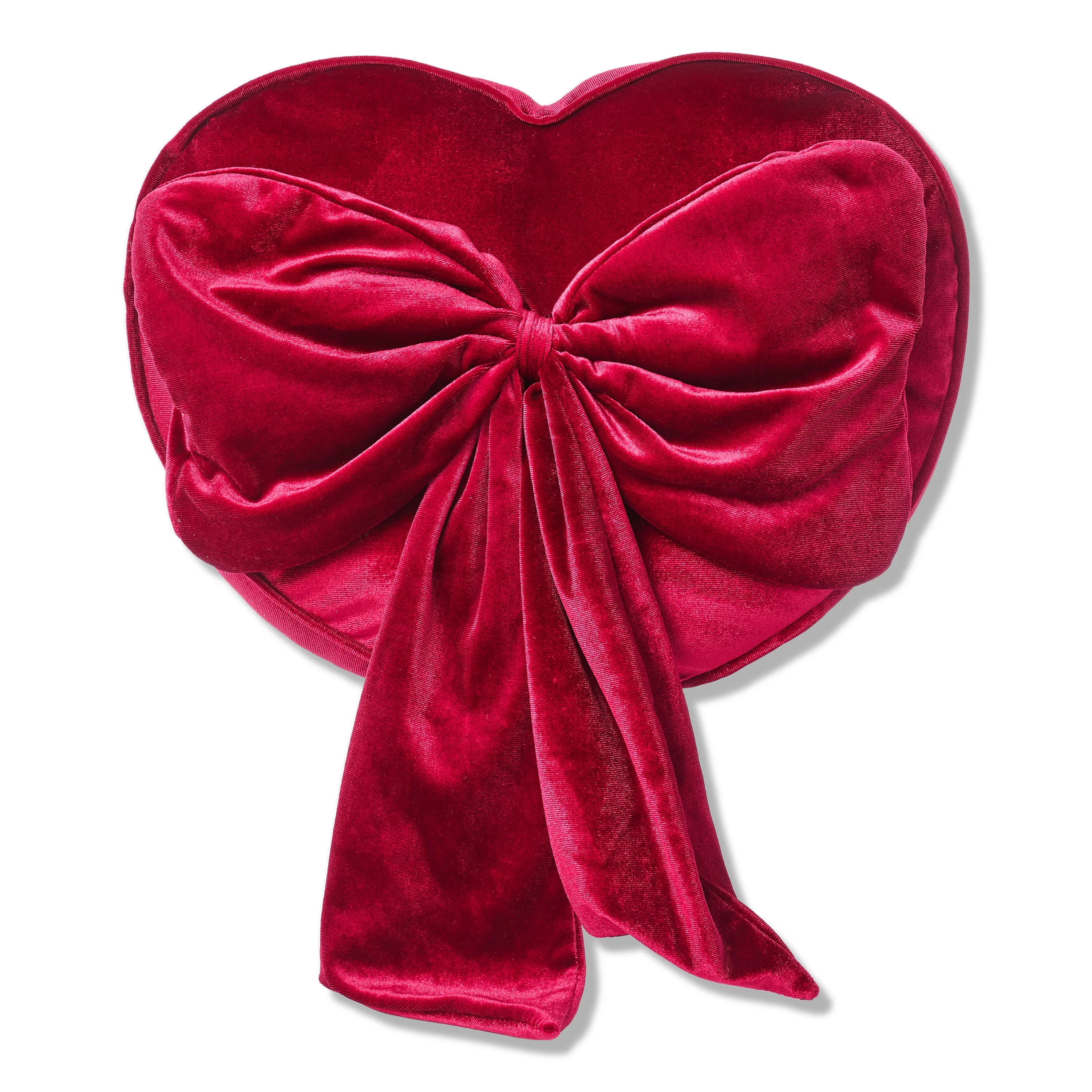 Heart-Shaped Decorative Pillow, Red, 14", Valentine's Day by Way To Celebrate | Walmart (US)