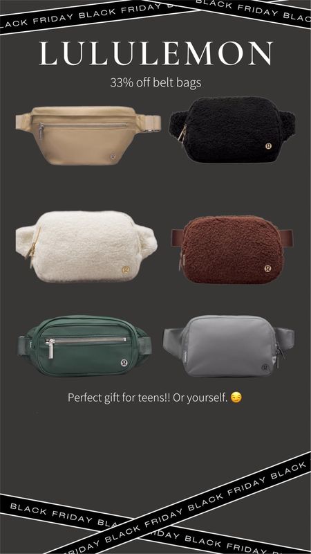 Lululemon built bags are on sale for cyber week! These are making an amazing gift for preteen and teen girls. Or yourself. 😏 

Black Friday, cyber Monday, cyber week, Lululemon, belt, bag, purse, Gift, guide, gifts for her, gifts for him, fanny pack 

#LTKfindsunder50 #LTKGiftGuide #LTKCyberWeek