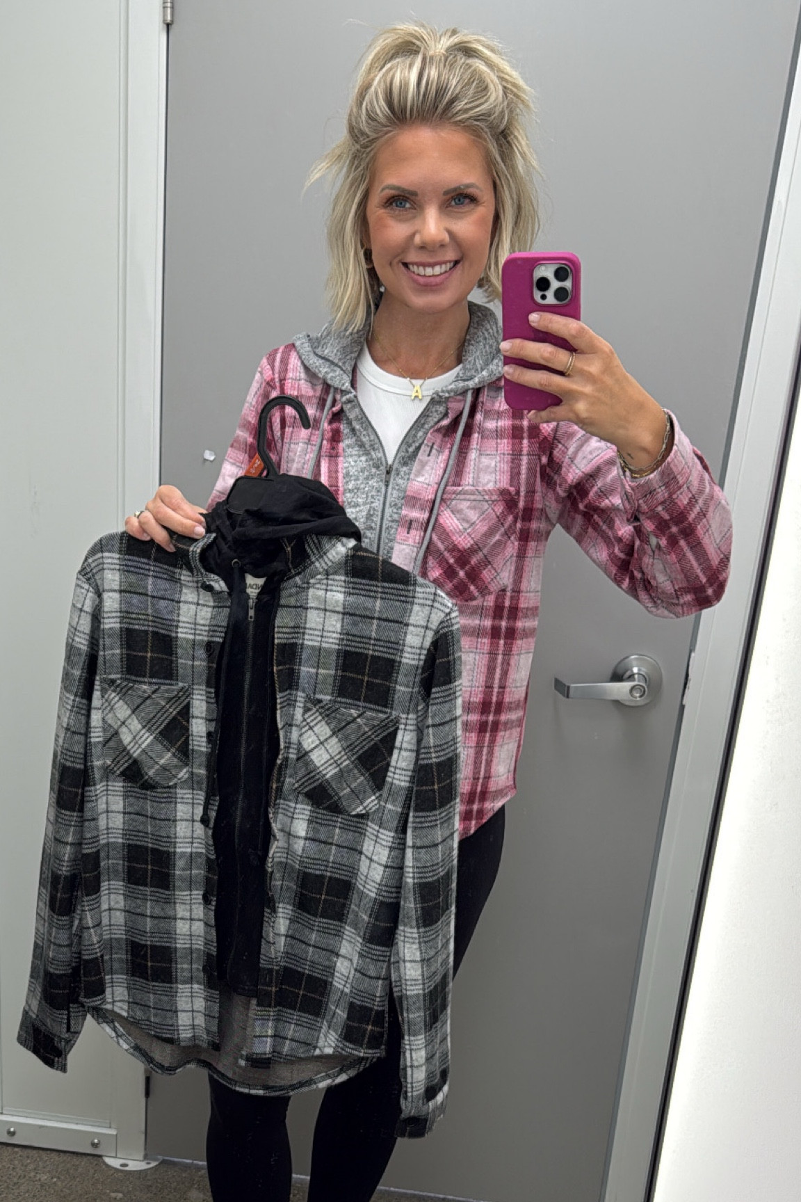 The cutest Walmart flannel! It has a faux hoodie inside of it as well 

#LTKSeasonal #LTKFindsUnder50 #LTKFallSale