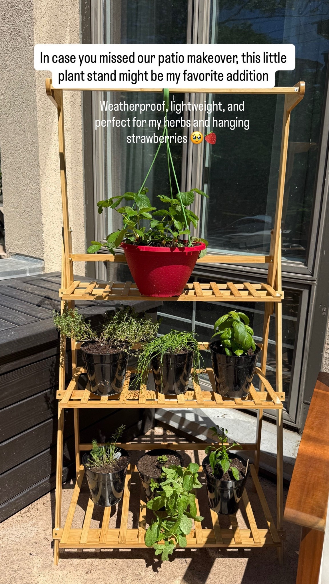 The perfect plant stand for small patios or indoors. Weatherproof and lightweight and only $37!

#LTKSeasonal