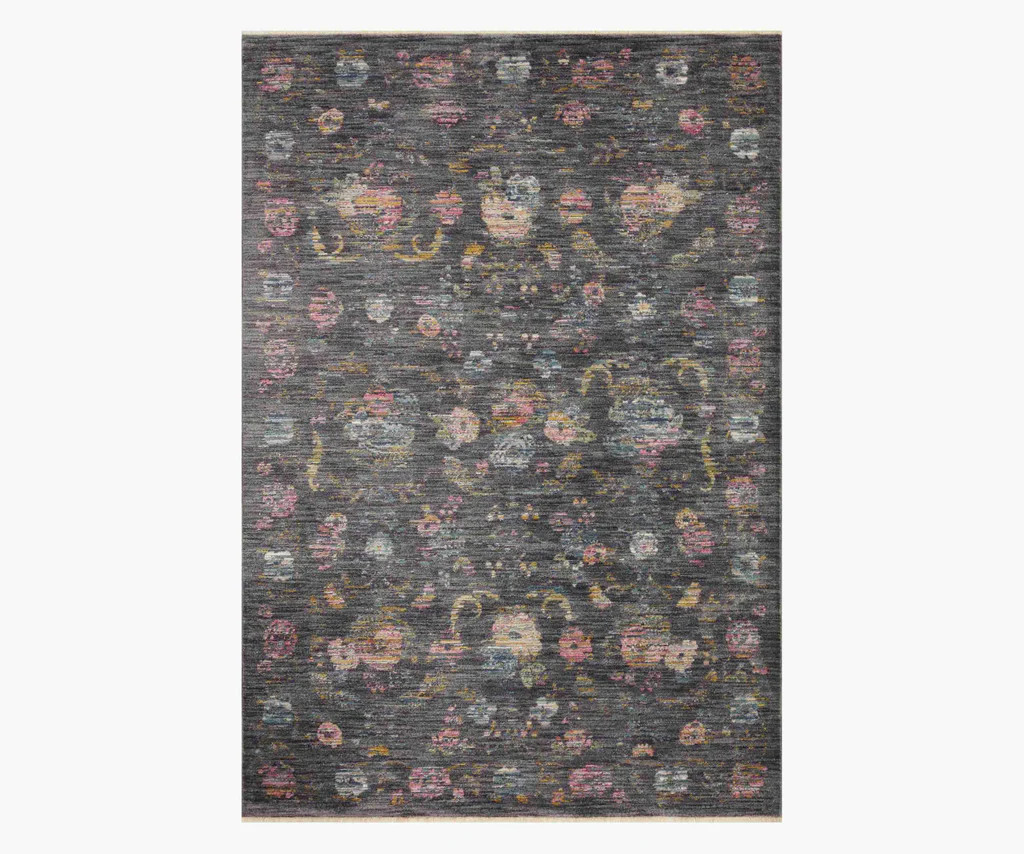 Provence Joliette Power-Loomed Rug - Slate | Rifle Paper Co.