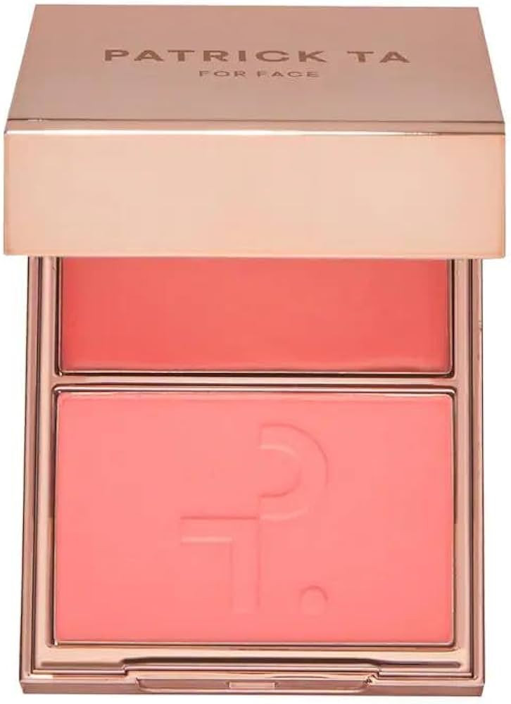 PATRICK TA Major Beauty Headlines - Double-Take Crème & Powder Blush - She's the Moment (soft ta... | Amazon (US)