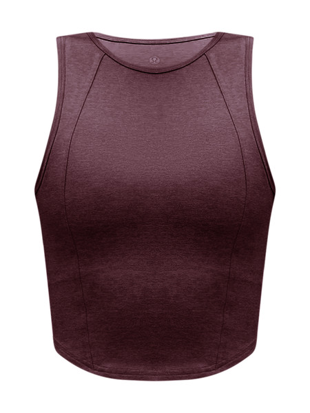 Soft Sueded Crewneck Cropped Tank Top | Women's Sleeveless & Tank Tops | lululemon | Lululemon (US)