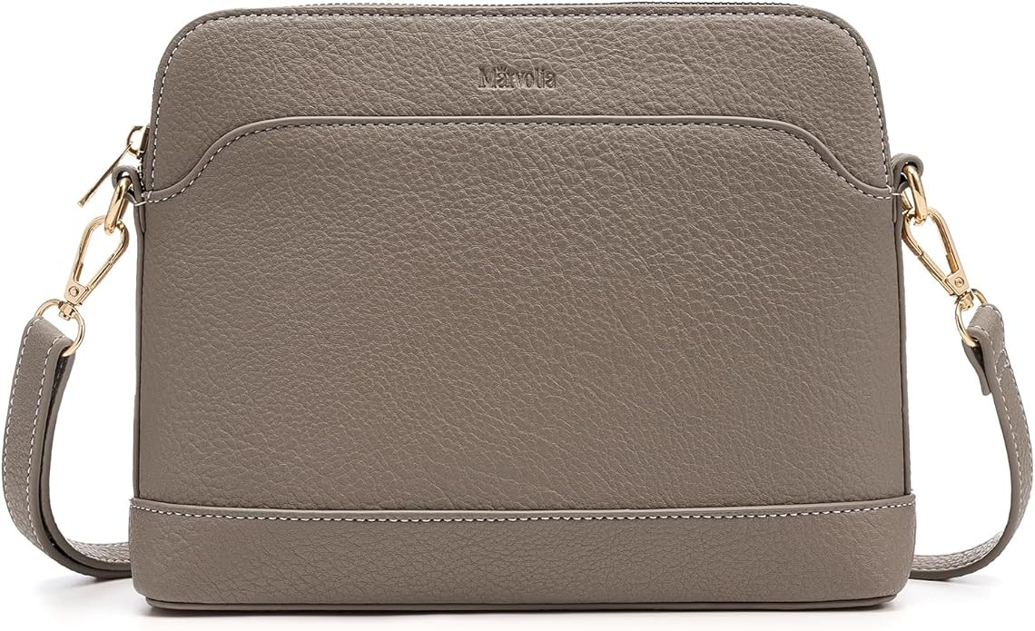 Marvolia Crossbody Bags for Women - PU Leather Cross Body Purses Trendy Womens Small Shoulder Bag... | Amazon (US)
