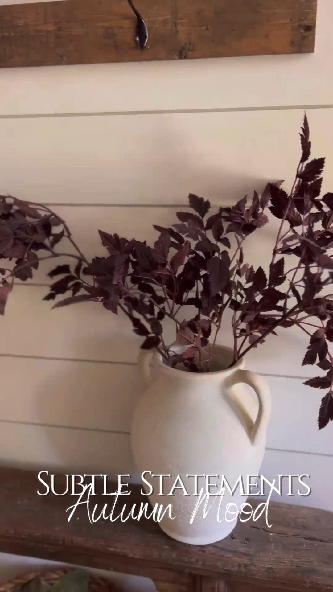 Some of my favorite realistic and subdued fall colors for a cozy fall addition to your home. This is a great way to add fall in a natural and subtle way.

#LTKHome #LTKVideo #LTKStyleTip