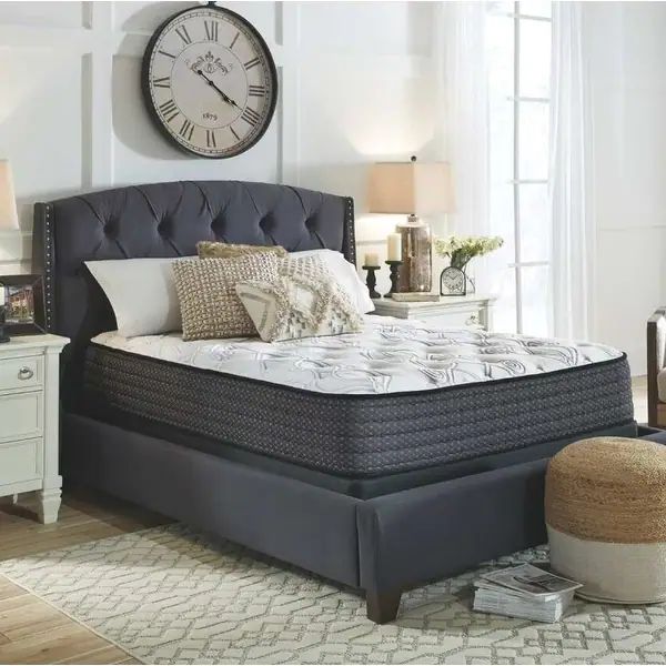 Signature Design by Ashley Limited Edition Plush Black and Grey 12-inch Mattress | Bed Bath & Beyond