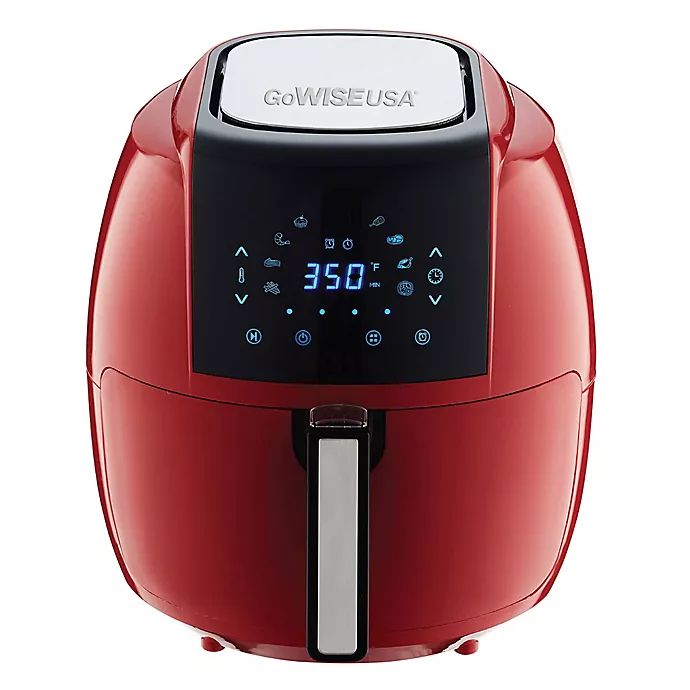 GoWISE USA® 5.8 qt. Air Fryer with 6-Piece Accessory Set in Red | Bed Bath & Beyond