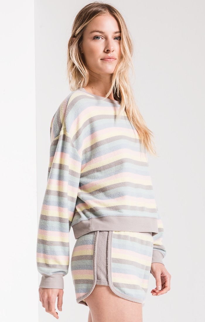 The Rainbow Stripe Pullover | Z Supply