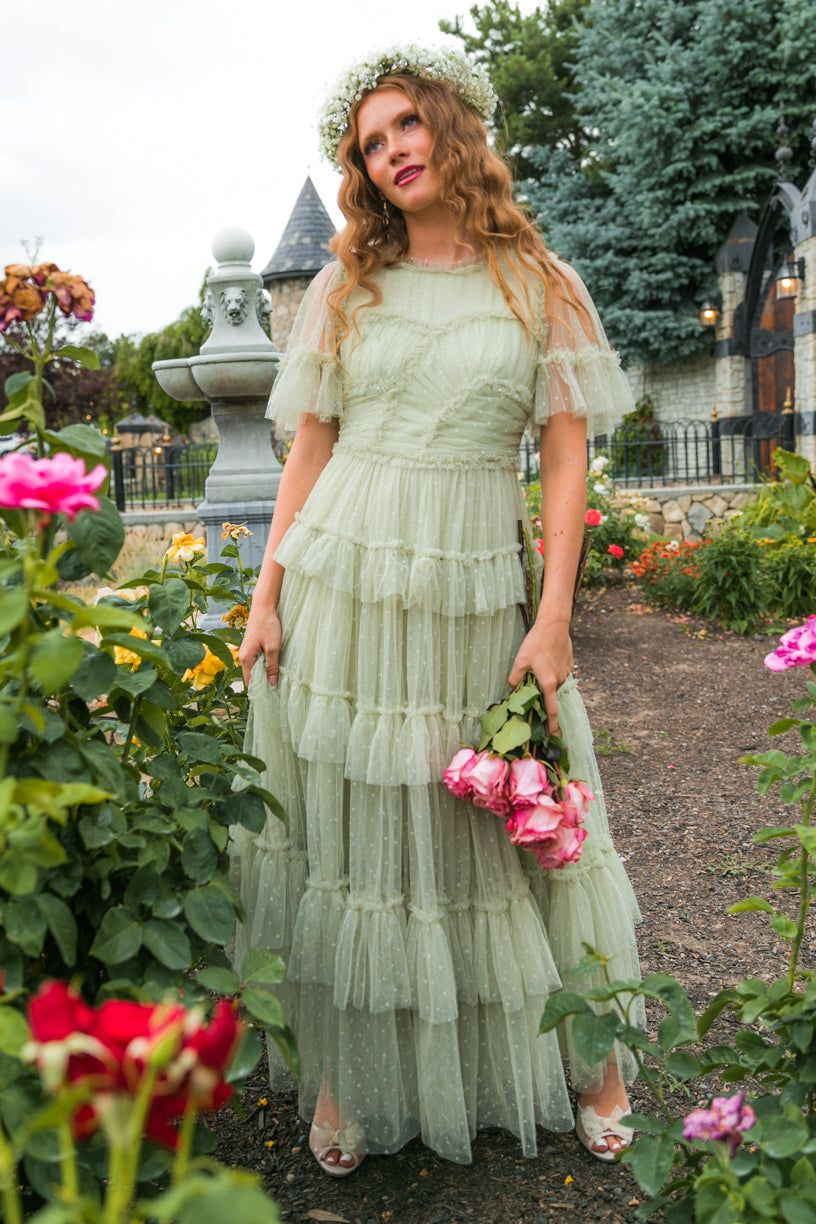 Whimsical Dress in Sage - FINAL SALE | Ivy City Co