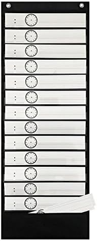 Amazon.com : Daily Schedule and Word Study Pocket Chart with Reversible Dry Erase Cards - by Esse... | Amazon (US)