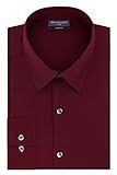 Van Heusen mens Slim Fit Flex 3 Dress Shirt, Burgundy, 16 -16.5 Neck 34 -35 Sleeve Large US | Amazon (US)