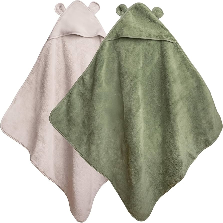 Natemia Premium Hooded Baby Bath Towels - 100% Turkish Organic Cotton, Award Winning Baby Towels ... | Amazon (US)