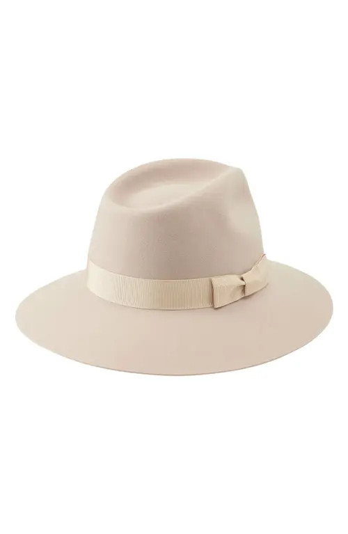 Helen Kaminski Emilli Conscious Merino Wool Fedora in Ecru/Sand at Nordstrom, Size Medium | Nordstrom