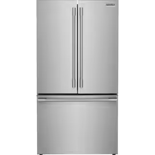 Frigidaire Professional 36 in. 23.3 cu. ft. Counter Depth French Door Refrigerator in Stainless S... | The Home Depot