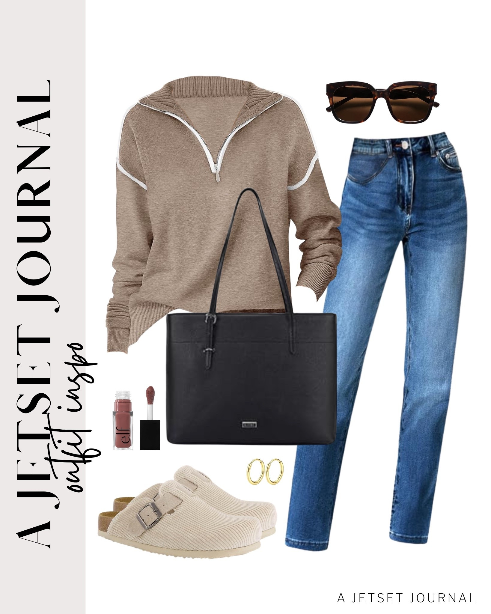 An easy and cozy outfit that looks cute without trying too hard!
half zip sweater, trendy clogs, leather tote bag, winter outfit idea, layering pieces, trendy style, cold weather outfit, casual look, vacation style, makeup must have, beauty favorite, functional bag, amazon fashion, affordable style

#LTKFindsUnder50 #LTKU #LTKSeasonal
