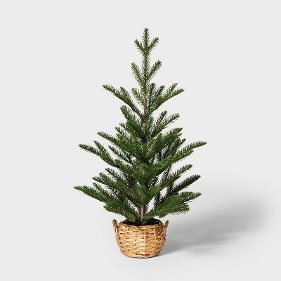 Small Christmas Tree in Basket - Threshold™ designed with Studio McGee | Target