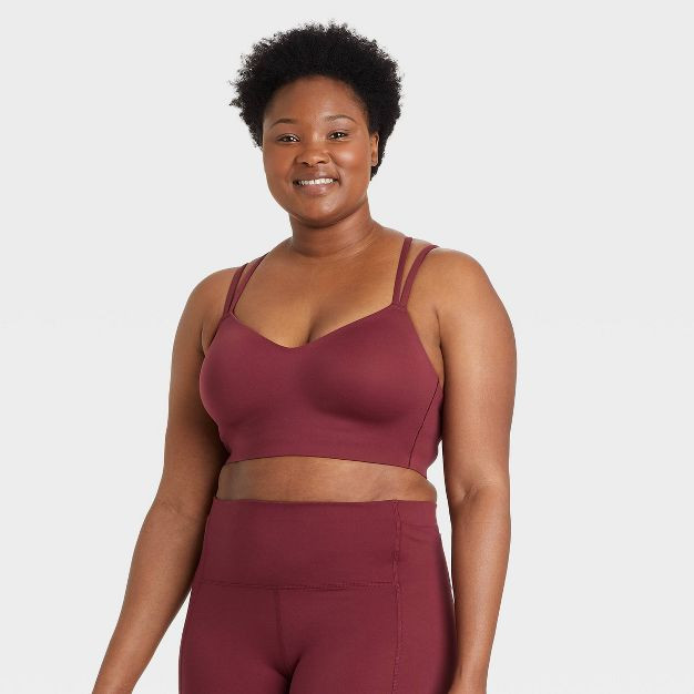 Women's Light Support Dual Strap Molded Bra - All in Motion™ | Target