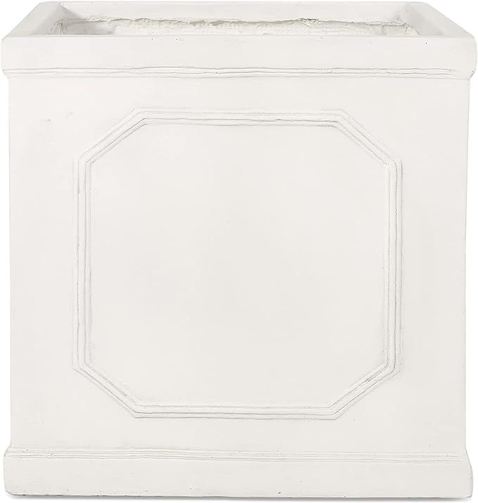 Christopher Knight Home 316046 Burgos Planter, Large, Antique White | Amazon (US)