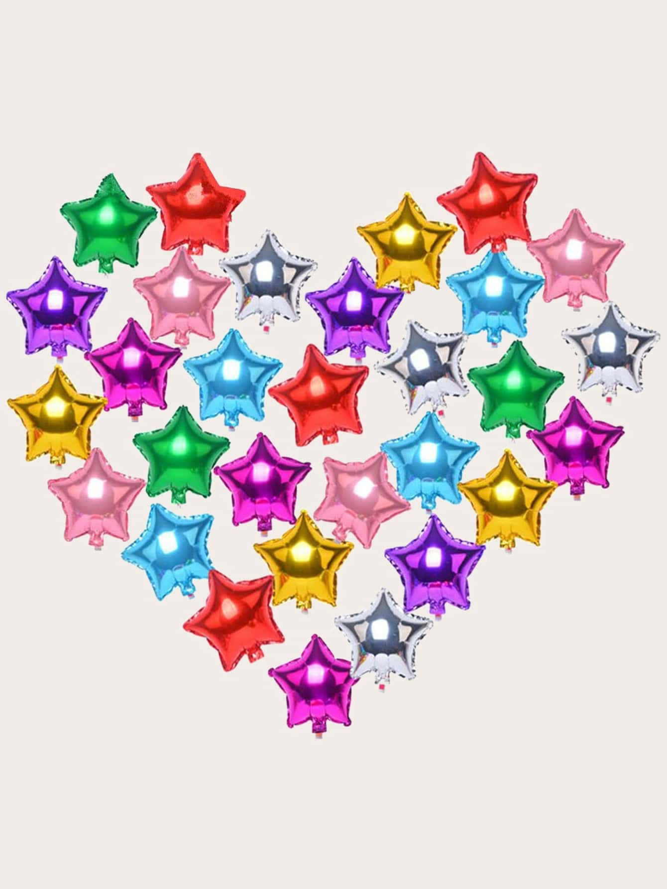 30pcs Star Shaped Random Balloon | SHEIN
