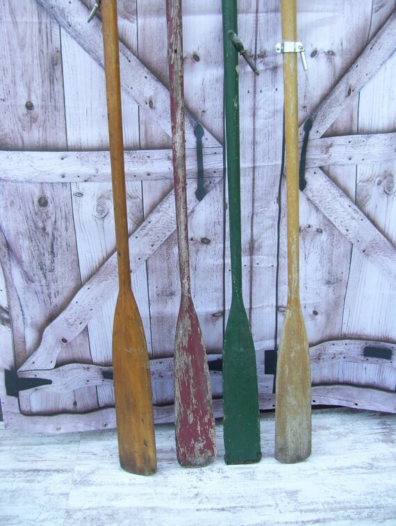 Wood Boat Oar Painted Paddles Wynn Locks Rustic Cabin Lodge - Etsy | Etsy (US)