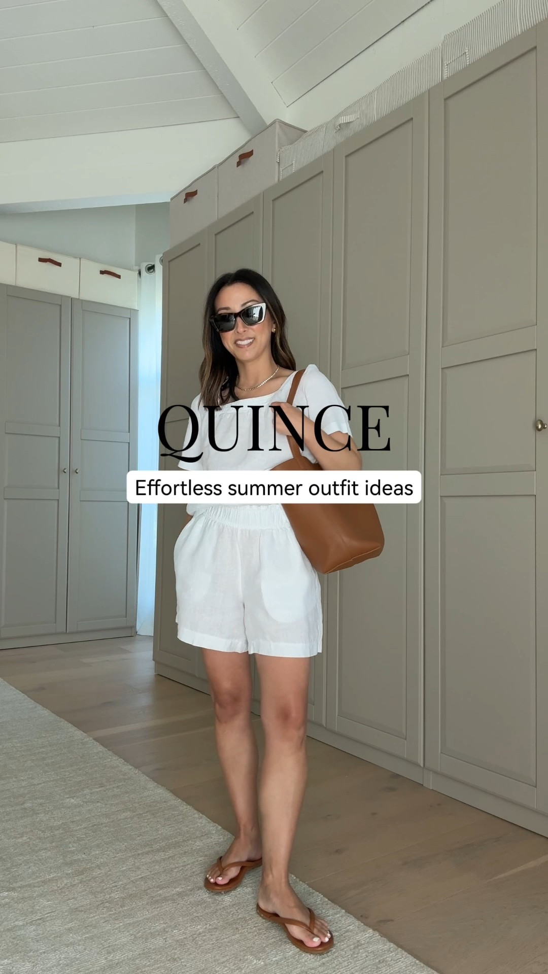 Sharing some of my favorite @Quince pieces for summer - from linen separates to petite-friendly skirts and everyday accessories. #quincepartner

Linen square neck top xs (need to size up to small)
Linen shorts small
Bucket bag small

Linen tank small (worn backwards)
Linen maxi skirt xs

Gingham tank small

Linen tank small (worn frontwards)
Navy shorts small

Navy maxi skirt small

Linen button up small - size up

#LTKPetite