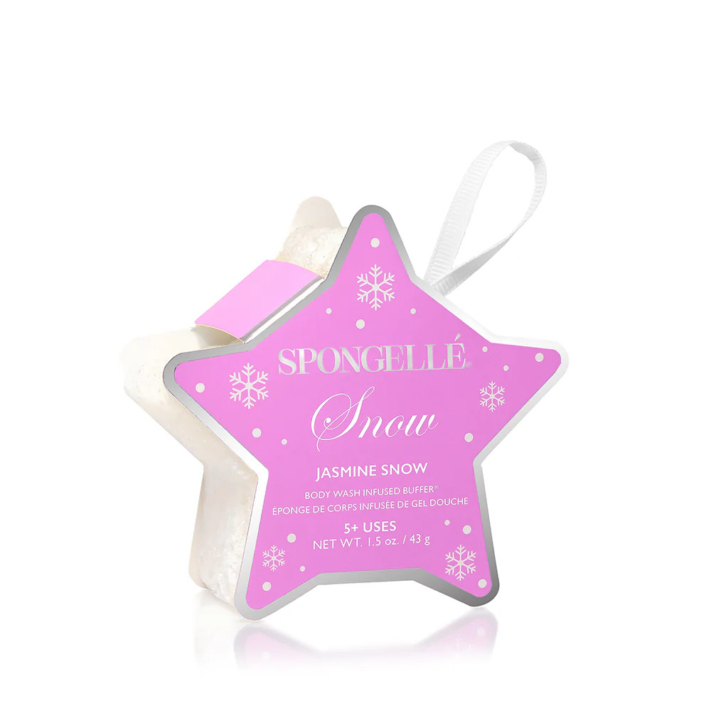 Snow | Holiday Star Ornament | Spongelle