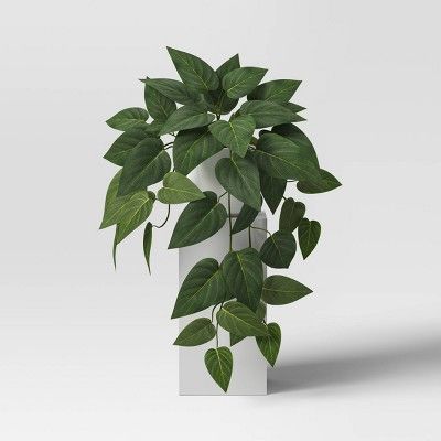Artificial Philodendron Plant in Modern Ceramic Pot - Threshold™ | Target