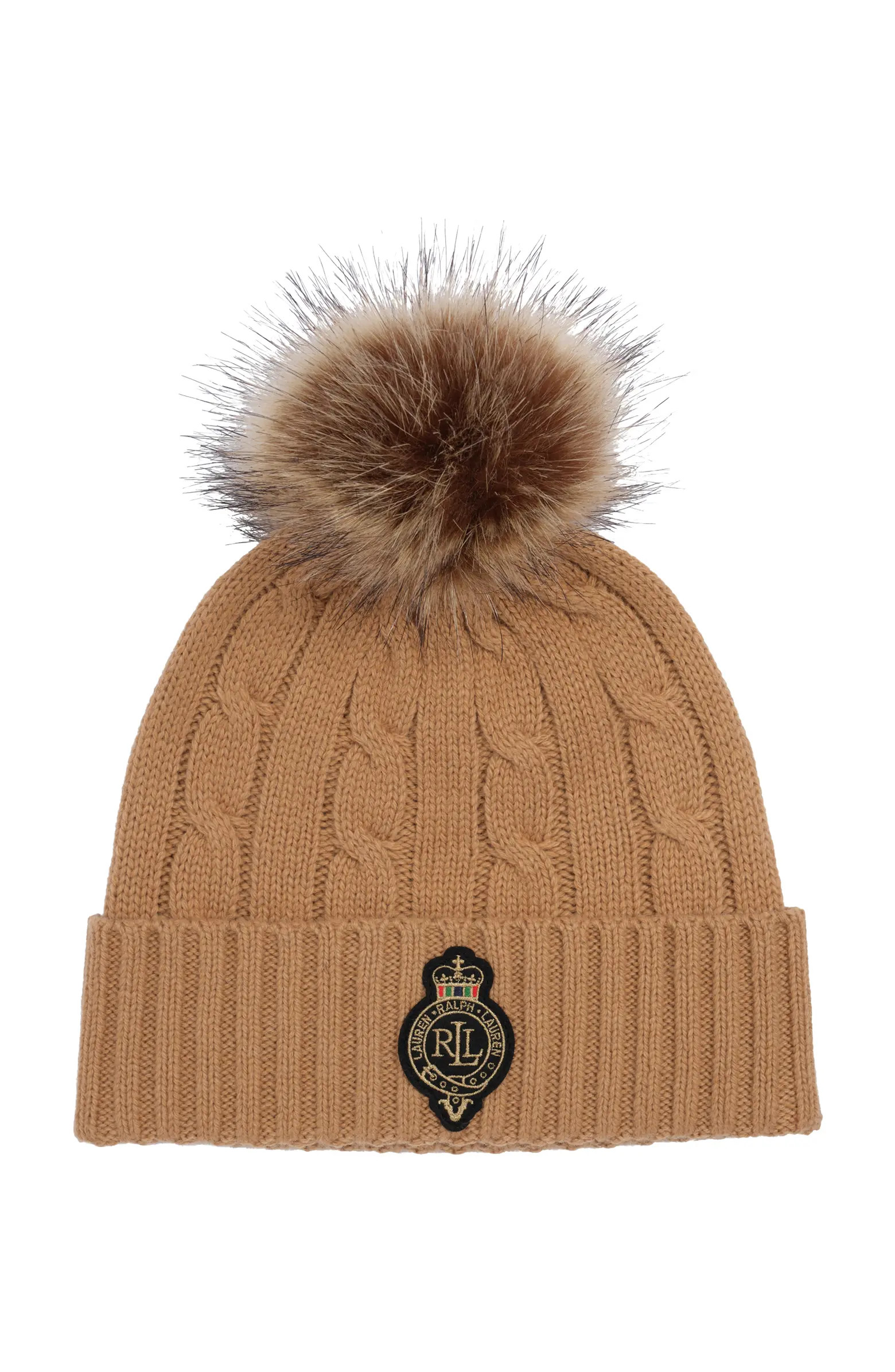 Lauren Ralph Lauren Cable Crest Patch Hat | Nordstrom | Nordstrom