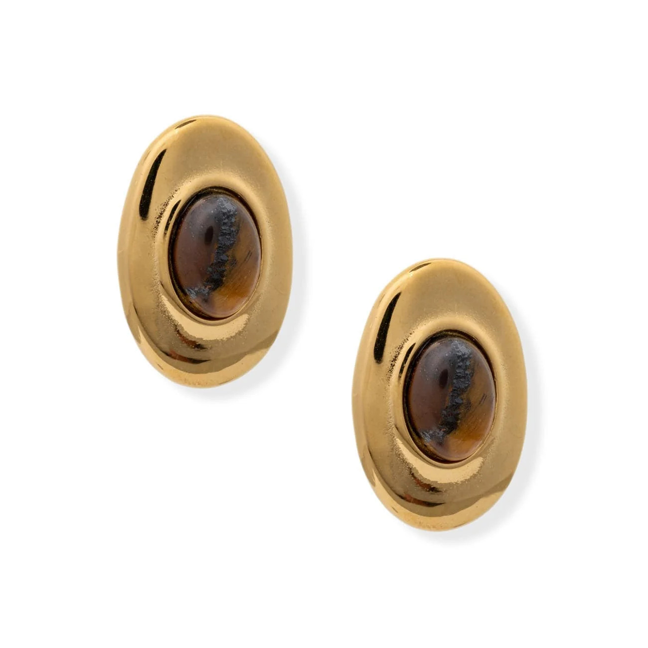 Cari Oval Studs | BRACHA