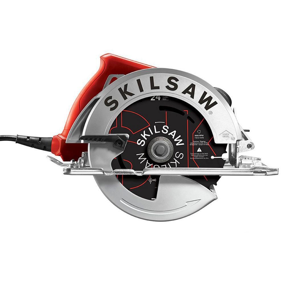 SKILSAW 15 Amp Corded Electric 7-1/4 in. Circular Saw with 24-Tooth SKILSAW Carbide Blade-SPT67WE... | The Home Depot
