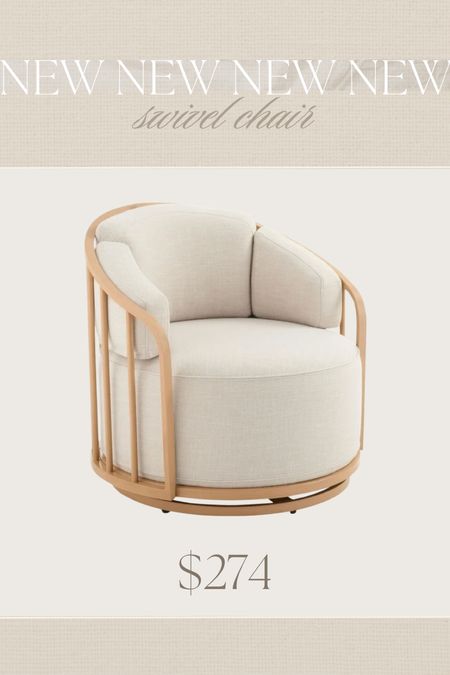 New Walmart swivel chair 🪑 under $275 and so dreamy 😍

#homedecor #homefind #swivelchair #chair #neutralhome #livingroom 

#LTKSeasonal #LTKhome #LTKsalealert