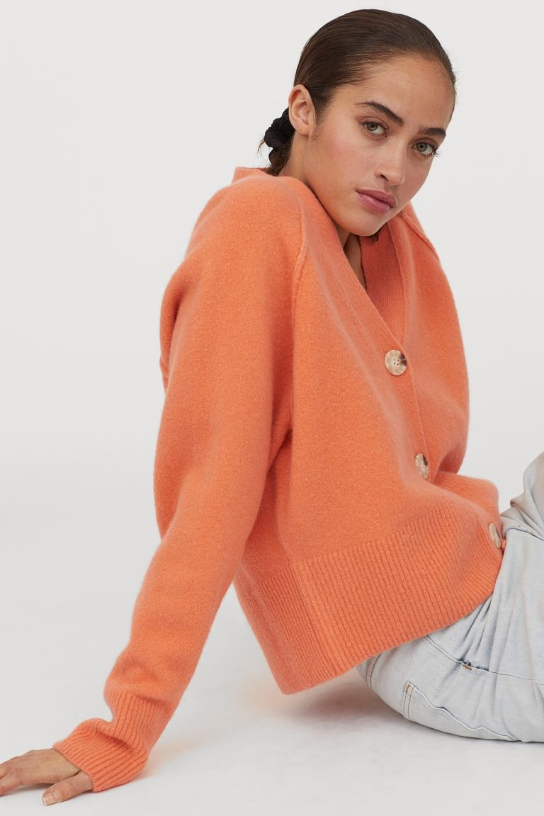 Kastiger Cardigan aus Wollmix | H&M (DE, AT, CH, NL, FI)